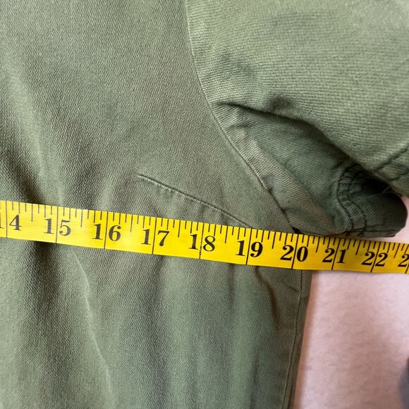 Gap Womens Green Short-Sleeve Tunic Dress M Lyocell/Cotton Blend - Picture 8 of 11